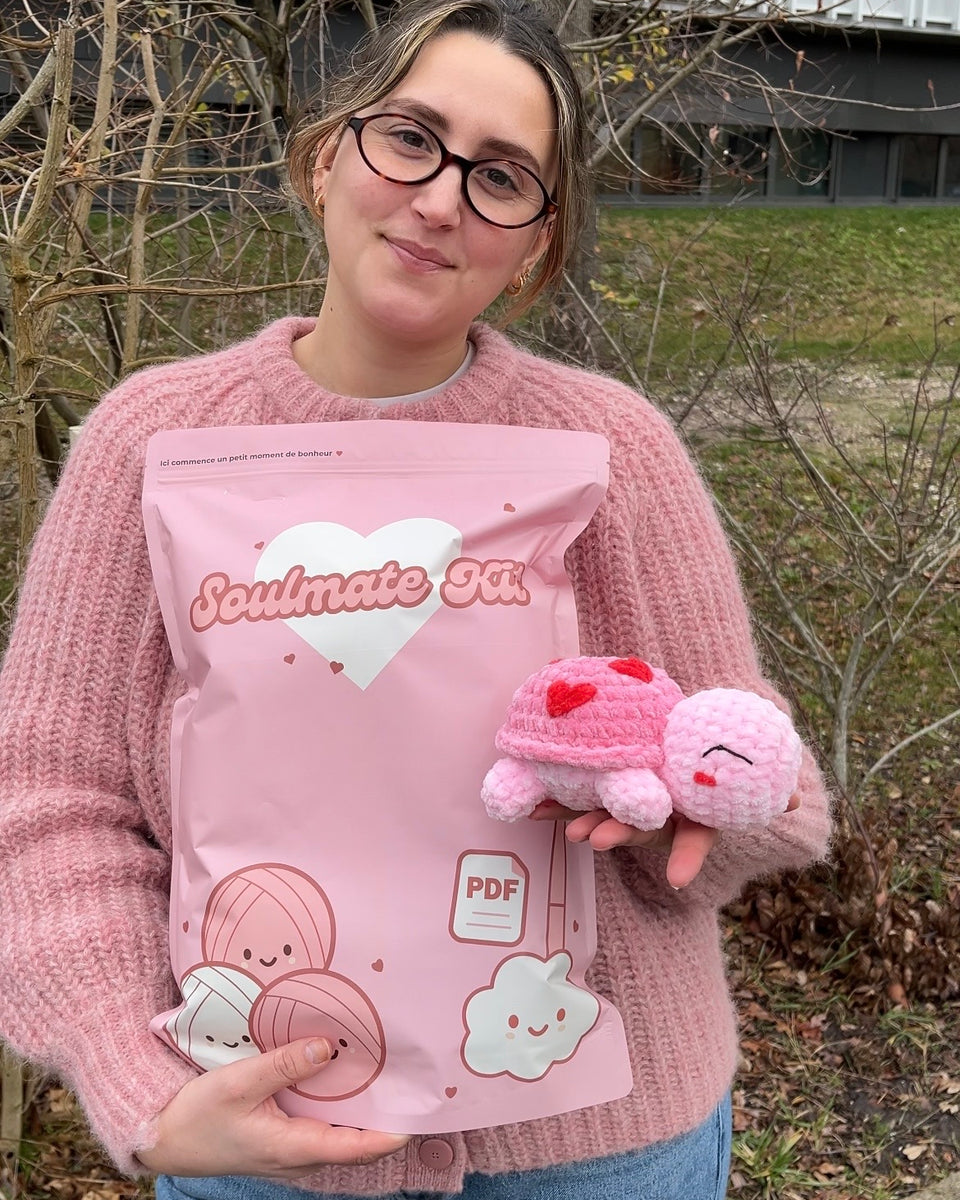 Kit crochet - Tortue coeur 💖