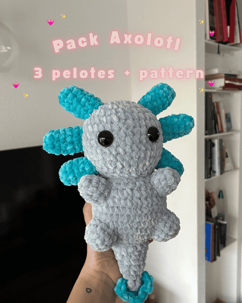 Pack Axolotl - Softy Chenille