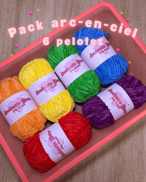 Pack arc-en-ciel - Softy Chenille 🌈