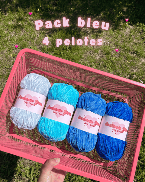 Pack Bleu - Softy Chenille