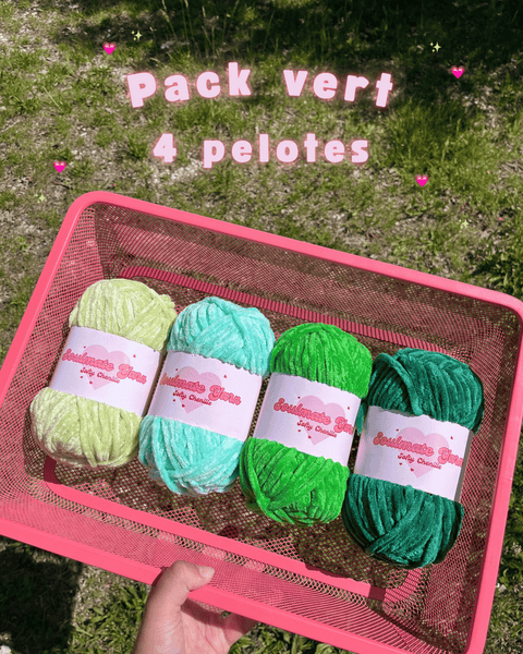 Pack Vert - Softy Chenille