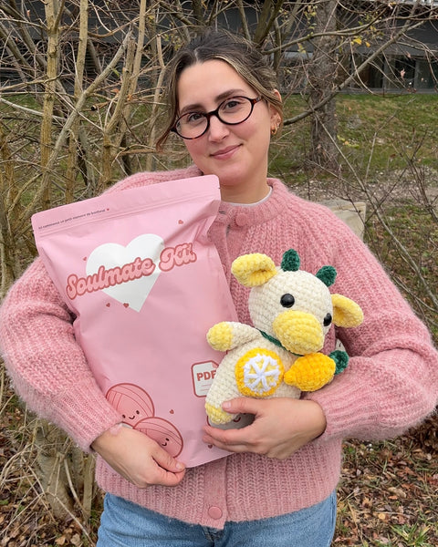 Kit crochet - Lemon cow 🍋