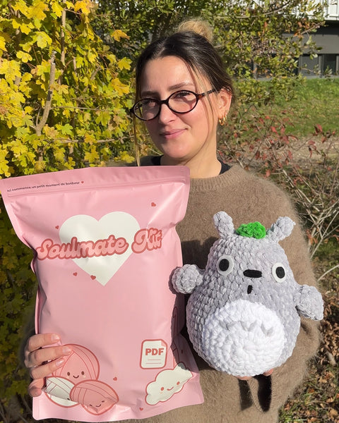 Kit crochet - Totoro 🍃🩶