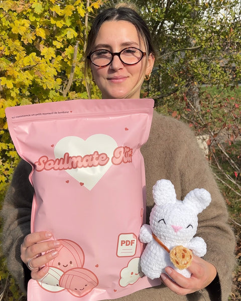 Kit crochet - Lapin cookie 🐇🤎