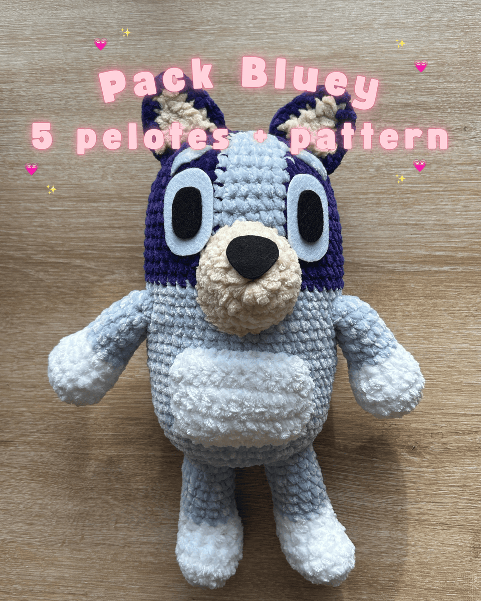 Pack Bluey - Softy Chenille 💙