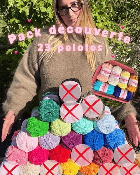Pack découverte - Softy Chenille - 23 pelotes