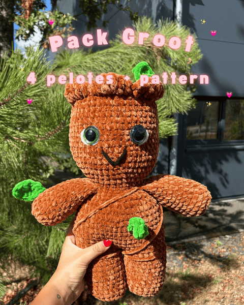 Pack Groot - Softy Chenille 🤎🍃