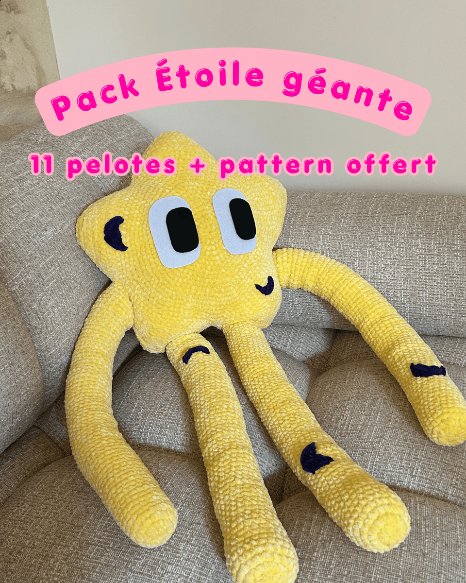 Pack Étoile géante - Softy Chenille