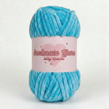 pelote de laine chenille Softy bleu lagoon ultra douce pour crochet Amigurumi