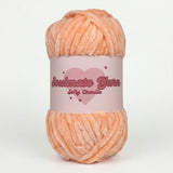 pelote de laine chenille Softy saumon ultra douce pour crochet Amigurumi
